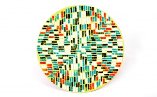 Light yellow blue red