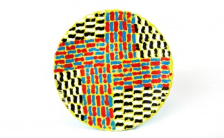 Yellow white red blue